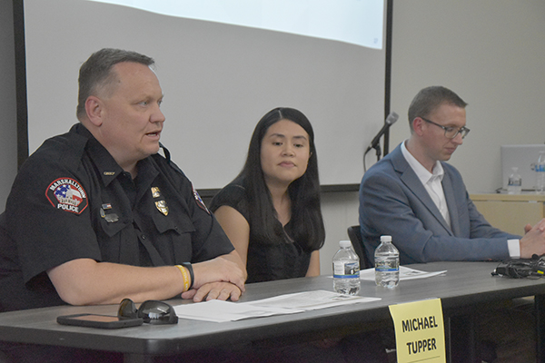 Mike Tupper United Against Hate panel discussion held at Marshalltown Public ...